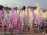 Het Roparunteam De Kippenrenners tijdens de Regenboogrun